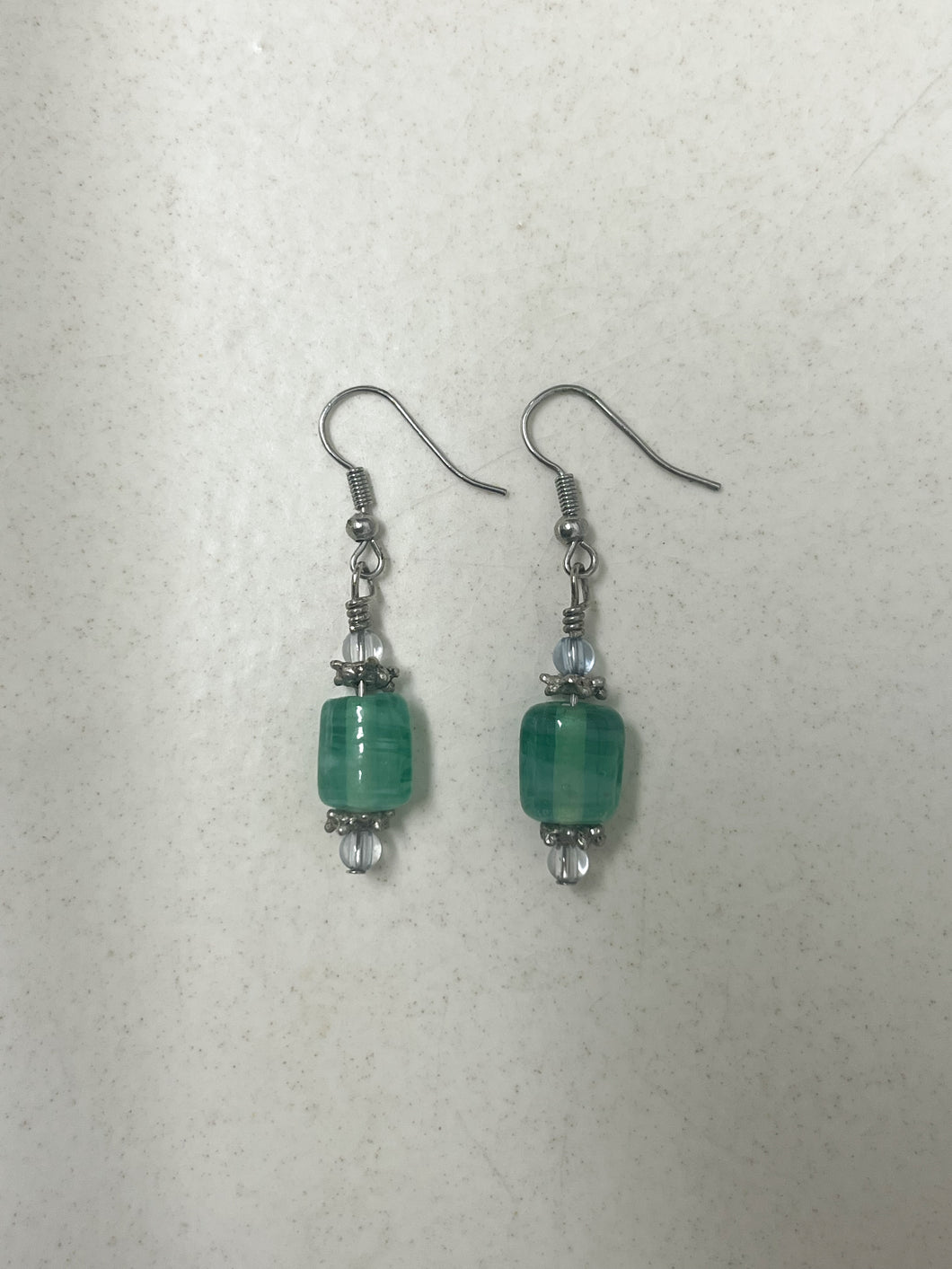 Whimsical Sea Green Earrings