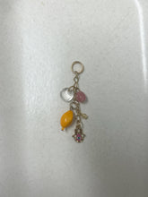 Load image into Gallery viewer, Pink and Orange Hamsa Charm
