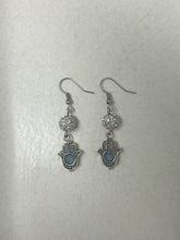 Load image into Gallery viewer, Sky Blue Hamsa Crystal Ball
