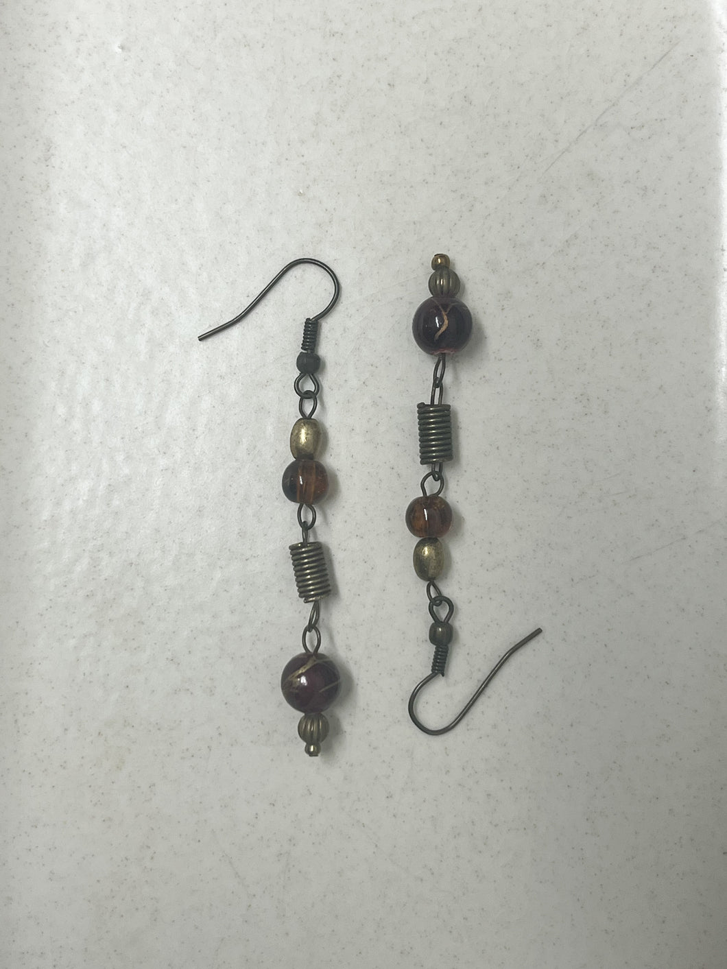 Antique Maroon Dangle