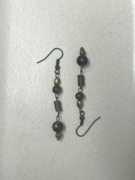 Antique Maroon Dangle