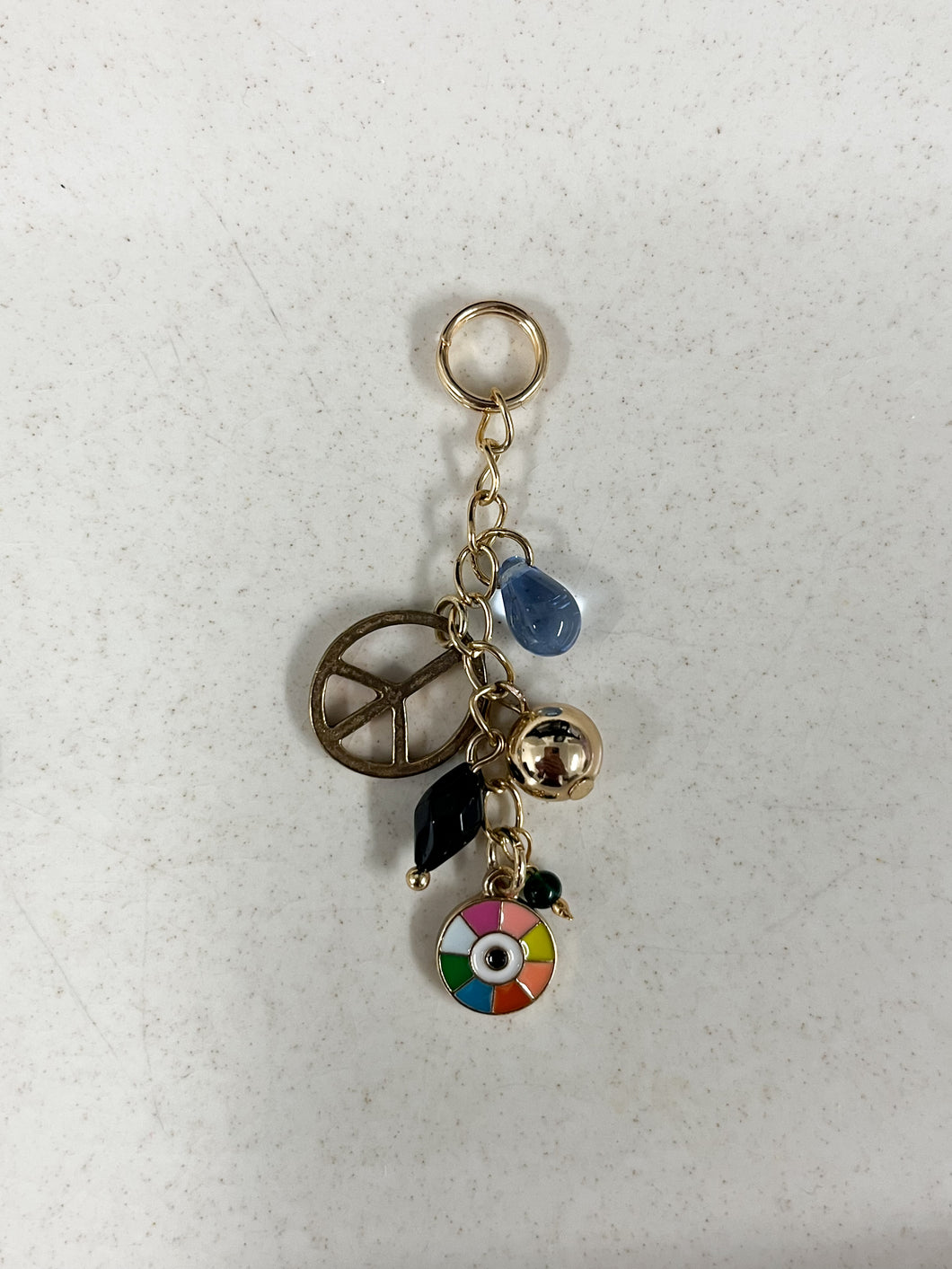 Peaceful Eye Color Wheel Charm