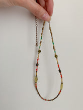Load image into Gallery viewer, Red &amp; Green Beaded Necklace
